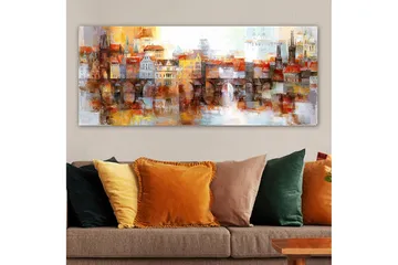 Canvasbilde YTY Buildings & Cityscapes Flerfarget - 120x50 cm - Interiør - Maleri & posters - Lerretsbilder