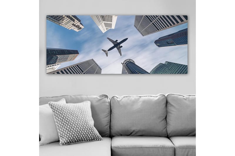 Canvasbilde YTY Buildings & Cityscapes Flerfarget - 120x50 cm - Interiør - Maleri & posters - Lerretsbilder