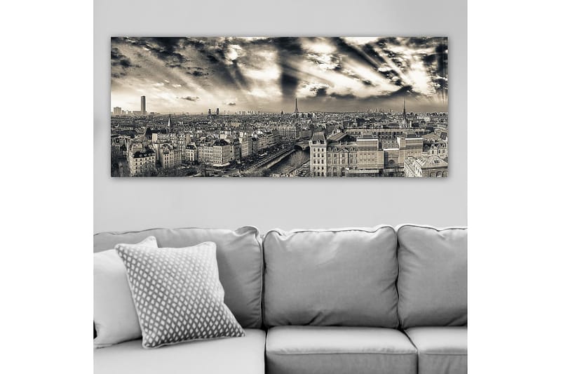 Canvasbilde YTY Buildings & Cityscapes Flerfarget - 120x50 cm - Interiør - Maleri & posters - Lerretsbilder