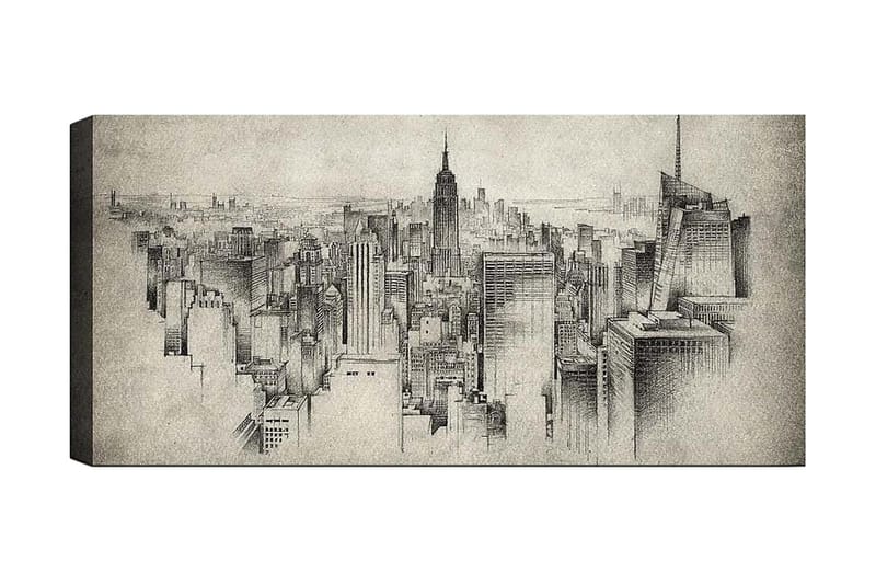Canvasbilde YTY Buildings & Cityscapes Flerfarget, 120x50 cm