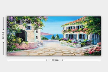 Canvasbilde YTY Buildings & Cityscapes Flerfarget - 120x50 cm - Interiør - Maleri & posters - Lerretsbilder
