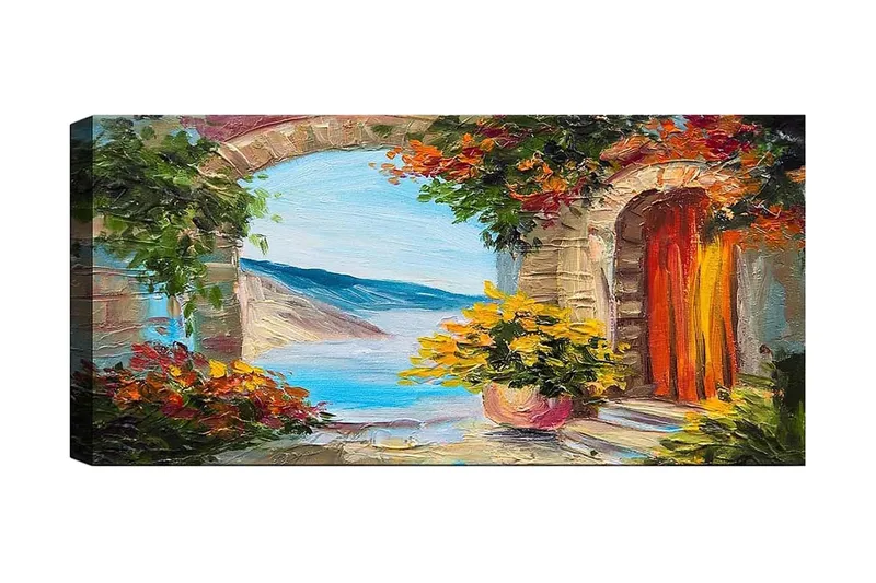 Canvasbilde YTY Buildings & Cityscapes Flerfarget, 120x50 cm