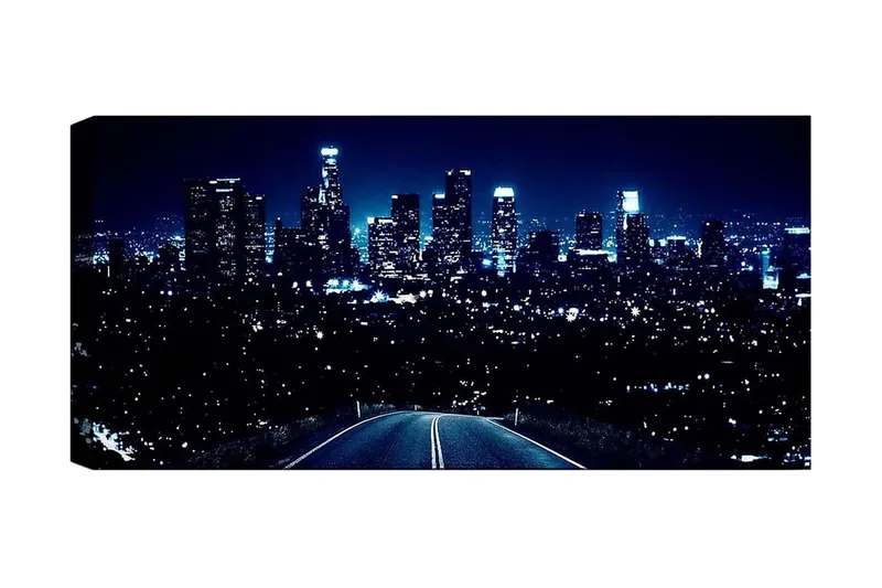 Canvasbilde YTY Buildings & Cityscapes Flerfarget - 120x50 cm - Interiør - Maleri & posters - Lerretsbilder