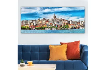 Canvasbilde YTY Buildings & Cityscapes Flerfarget - 120x50 cm - Interiør - Maleri & posters - Lerretsbilder