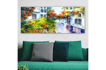 Canvasbilde YTY Buildings & Cityscapes Flerfarget - 120x50 cm - Interiør - Maleri & posters - Lerretsbilder