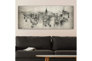 Canvasbilde YTY Buildings & Cityscapes Flerfarget - 120x50 cm - Interiør - Maleri & posters - Lerretsbilder