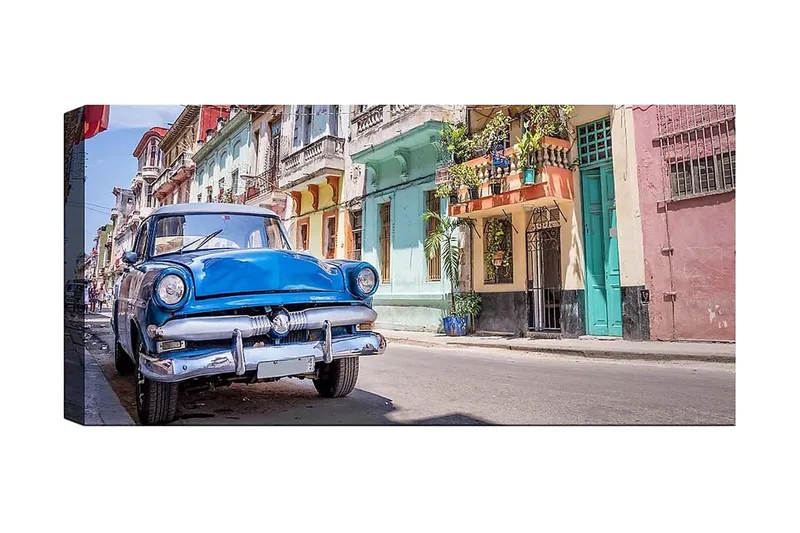 Canvasbilde YTY Buildings & Cityscapes Flerfarget - 120x50 cm - Interiør - Maleri & posters - Lerretsbilder