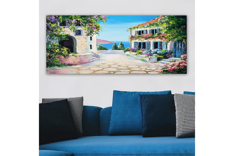 Canvasbilde YTY Buildings & Cityscapes Flerfarget - 120x50 cm - Interiør - Maleri & posters - Lerretsbilder