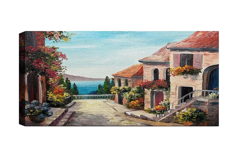 Canvasbilde YTY Buildings & Cityscapes Flerfarget - 120x50 cm - Interiør - Maleri & posters - Lerretsbilder