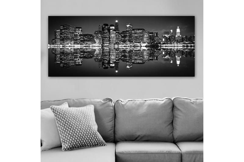 Canvasbilde YTY Cities & Countries Flerfarget - 120x50 cm - Interiør - Maleri & posters - Lerretsbilder