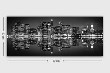 Canvasbilde YTY Cities & Countries Flerfarget - 120x50 cm - Interiør - Maleri & posters - Lerretsbilder