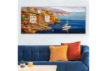Canvasbilde YTY Cities & Countries Flerfarget - 120x50 cm - Interiør - Maleri & posters - Lerretsbilder