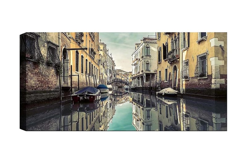 Canvasbilde YTY Cities & Countries Flerfarget - 120x50 cm - Interiør - Maleri & posters - Lerretsbilder