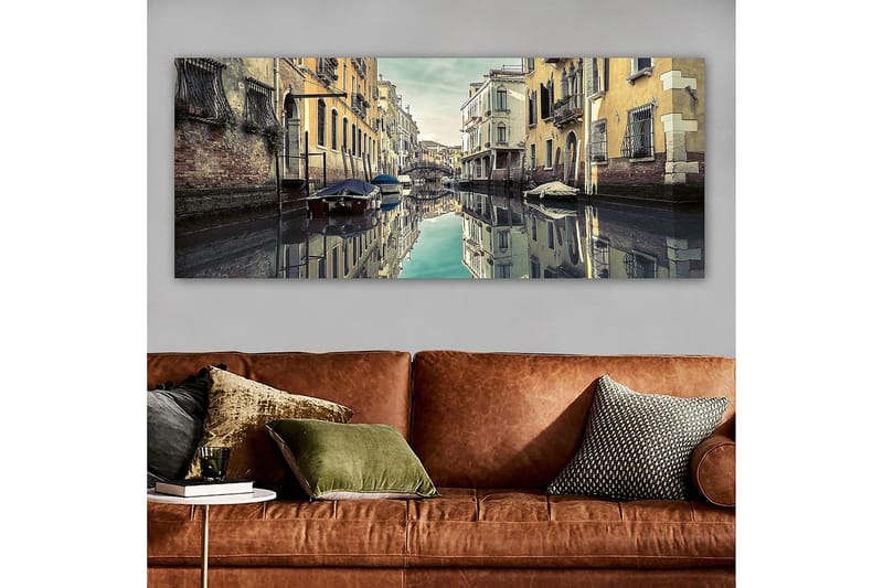 Canvasbilde YTY Cities & Countries Flerfarget - 120x50 cm - Interiør - Maleri & posters - Lerretsbilder
