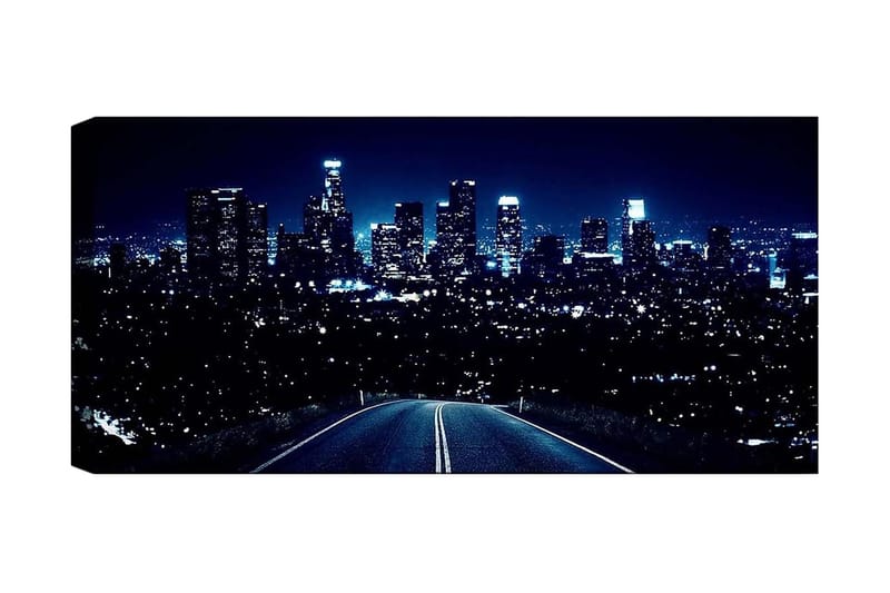Canvasbilde YTY Cities & Countries Flerfarget - 120x50 cm - Interiør - Maleri & posters - Lerretsbilder