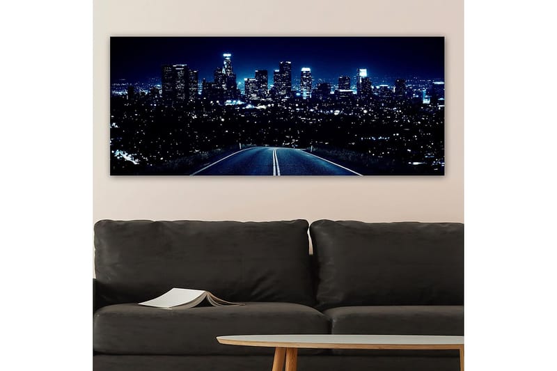 Canvasbilde YTY Cities & Countries Flerfarget - 120x50 cm - Interiør - Maleri & posters - Lerretsbilder