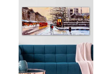 Canvasbilde YTY Cities & Countries Flerfarget - 120x50 cm - Interiør - Maleri & posters - Lerretsbilder
