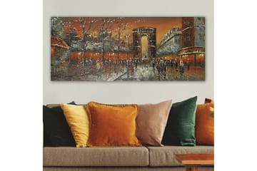 Canvasbilde YTY Cities & Countries Flerfarget - 120x50 cm - Interiør - Maleri & posters - Lerretsbilder
