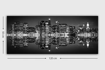 Canvasbilde YTY Cities & Countries Flerfarget - 120x50 cm - Interiør - Maleri & posters - Lerretsbilder