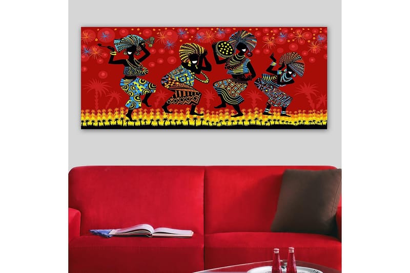 Canvasbilde YTY Culture Flerfarget - 120x50 cm - Interiør - Maleri & posters - Lerretsbilder