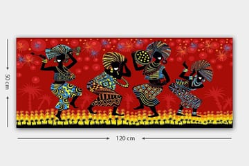 Canvasbilde YTY Culture Flerfarget - 120x50 cm - Interiør - Maleri & posters - Lerretsbilder