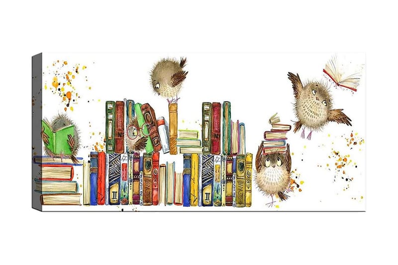 Canvasbilde YTY Curiosities Flerfarget - 120x50 cm - Interiør - Maleri & posters - Lerretsbilder