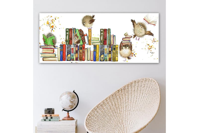 Canvasbilde YTY Curiosities Flerfarget - 120x50 cm - Interiør - Maleri & posters - Lerretsbilder