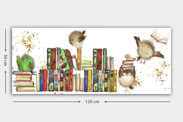 Canvasbilde YTY Curiosities Flerfarget - 120x50 cm - Interiør - Maleri & posters - Lerretsbilder