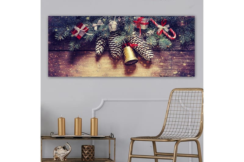 Canvasbilde YTY Floral & Botanical Flerfarget - 120x50 cm - Interiør - Maleri & posters - Lerretsbilder