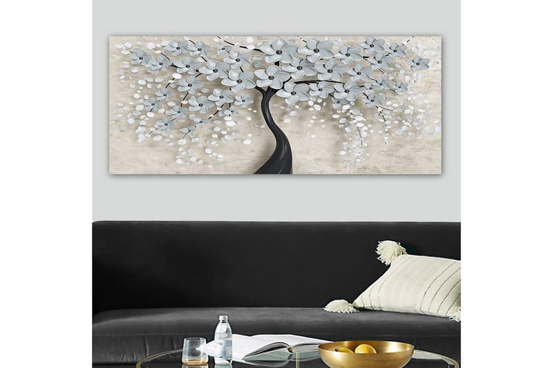 Canvasbilde YTY Floral & Botanical Flerfarget - 120x50 cm - Interiør - Maleri & posters - Lerretsbilder