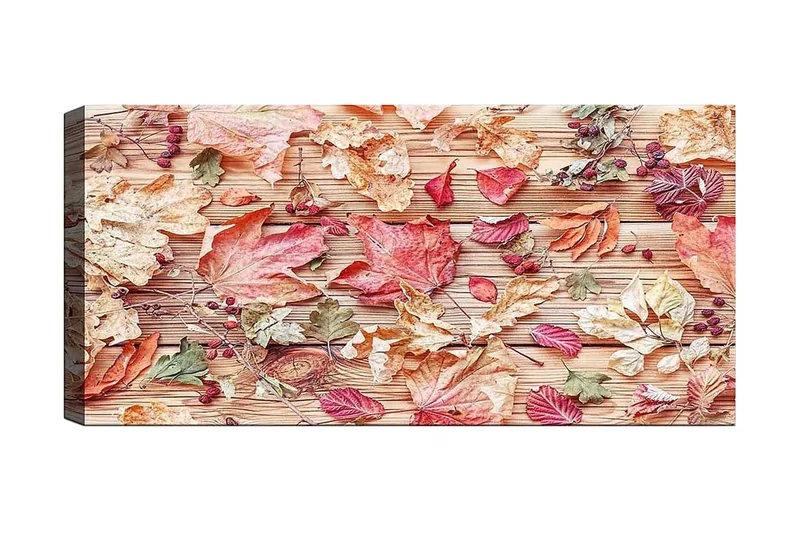 Canvasbilde YTY Floral & Botanical Flerfarget, 120x50 cm