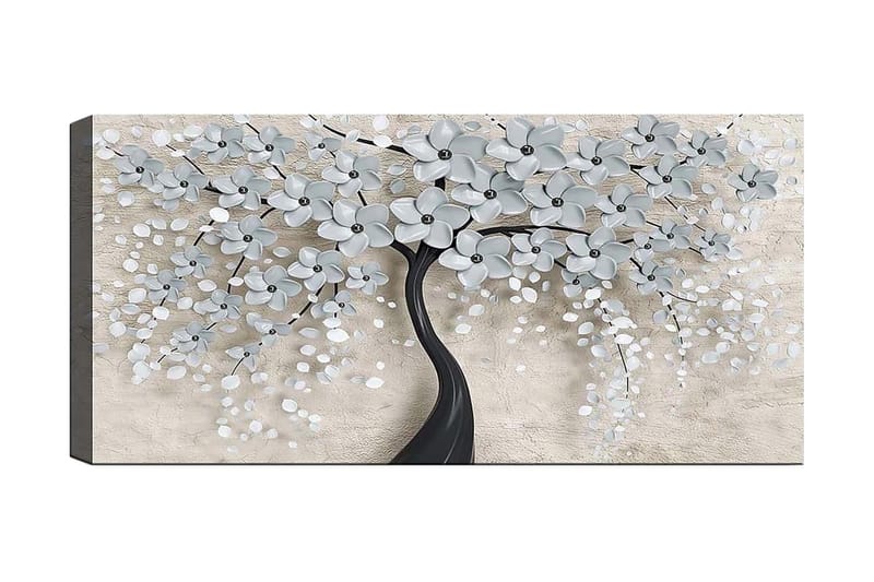 Canvasbilde YTY Floral & Botanical Flerfarget - 120x50 cm - Interiør - Maleri & posters - Lerretsbilder