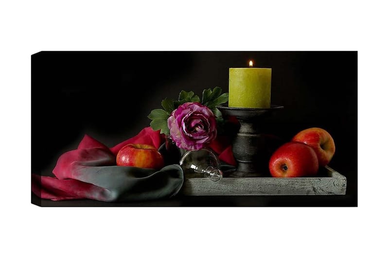Canvasbilde YTY Floral & Botanical Flerfarget - 120x50 cm - Interiør - Maleri & posters - Lerretsbilder