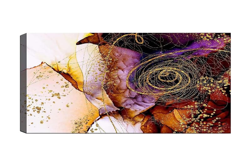 Canvasbilde YTY Floral & Botanical Flerfarget - 120x50 cm - Interiør - Maleri & posters - Lerretsbilder