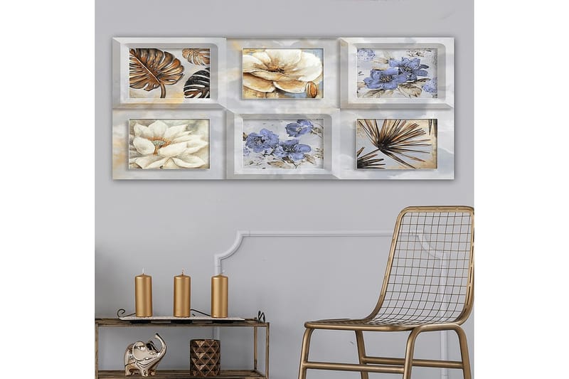 Canvasbilde YTY Floral & Botanical Flerfarget - 120x50 cm - Interiør - Maleri & posters - Lerretsbilder
