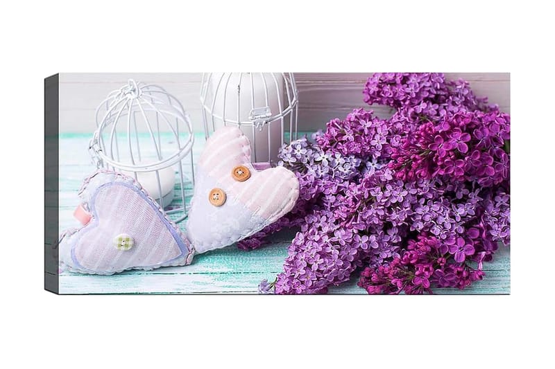 Canvasbilde YTY Floral & Botanical Flerfarget - 120x50 cm - Interiør - Maleri & posters - Lerretsbilder