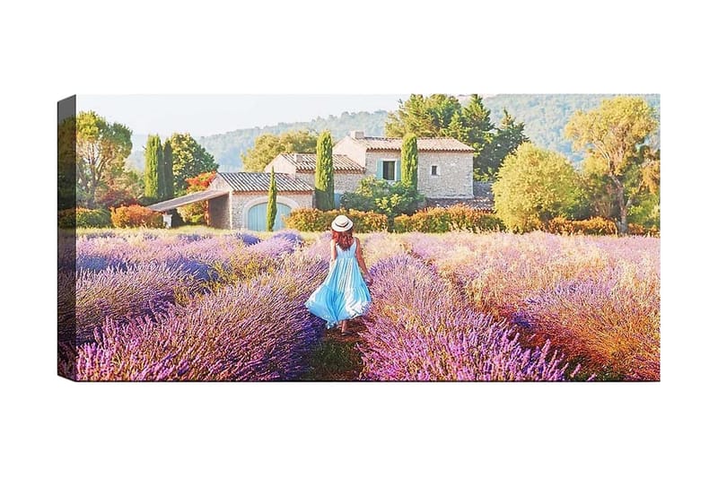 Canvasbilde YTY Floral & Botanical Flerfarget - 120x50 cm - Interiør - Maleri & posters - Lerretsbilder