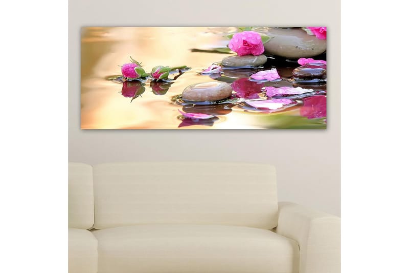 Canvasbilde YTY Floral & Botanical Flerfarget - 120x50 cm - Interiør - Maleri & posters - Lerretsbilder