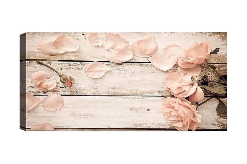 Canvasbilde YTY Floral & Botanical Flerfarget - 120x50 cm - Interiør - Maleri & posters - Lerretsbilder