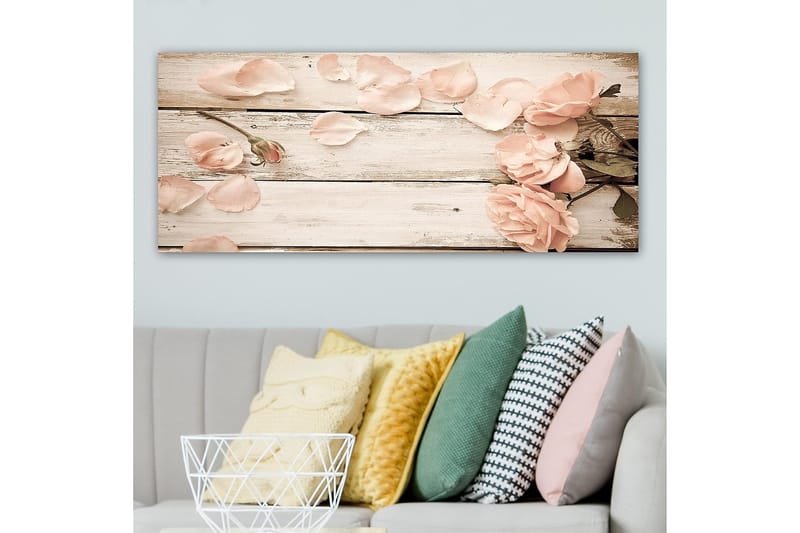 Canvasbilde YTY Floral & Botanical Flerfarget - 120x50 cm - Interiør - Maleri & posters - Lerretsbilder