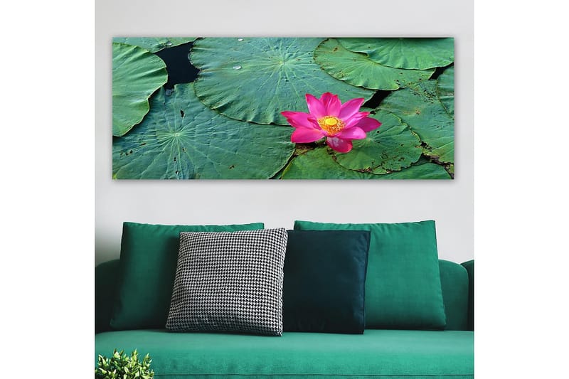 Canvasbilde YTY Floral & Botanical Flerfarget - 120x50 cm - Interiør - Maleri & posters - Lerretsbilder
