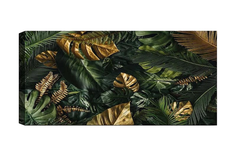 Canvasbilde YTY Floral & Botanical Flerfarget - 120x50 cm - Interiør - Maleri & posters - Lerretsbilder