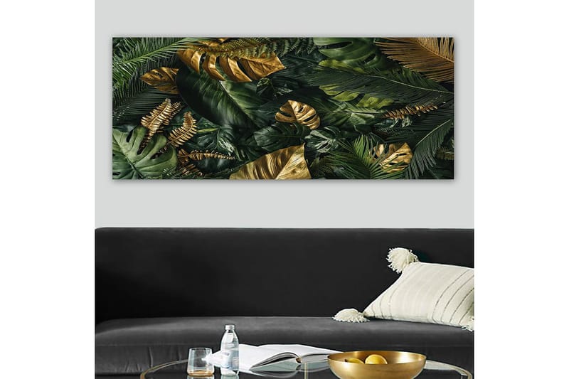 Canvasbilde YTY Floral & Botanical Flerfarget - 120x50 cm - Interiør - Maleri & posters - Lerretsbilder