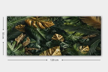 Canvasbilde YTY Floral & Botanical Flerfarget - 120x50 cm - Interiør - Maleri & posters - Lerretsbilder