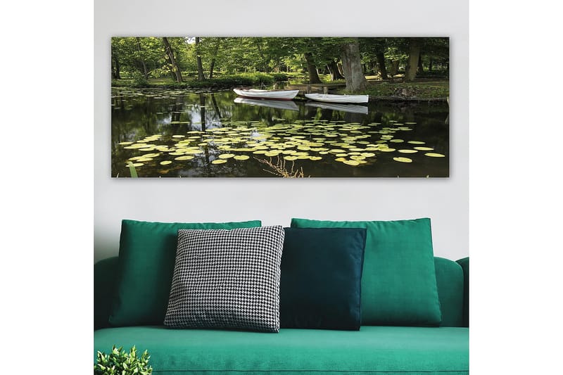 Canvasbilde YTY Floral & Botanical Flerfarget - 120x50 cm - Interiør - Maleri & posters - Lerretsbilder