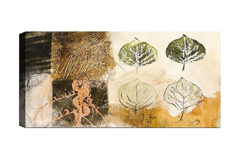 Canvasbilde YTY Floral & Botanical Flerfarget - 120x50 cm - Interiør - Maleri & posters - Lerretsbilder
