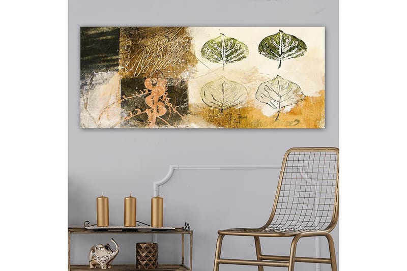 Canvasbilde YTY Floral & Botanical Flerfarget - 120x50 cm - Interiør - Maleri & posters - Lerretsbilder