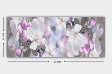 Canvasbilde YTY Floral & Botanical Flerfarget - 120x50 cm - Interiør - Maleri & posters - Lerretsbilder