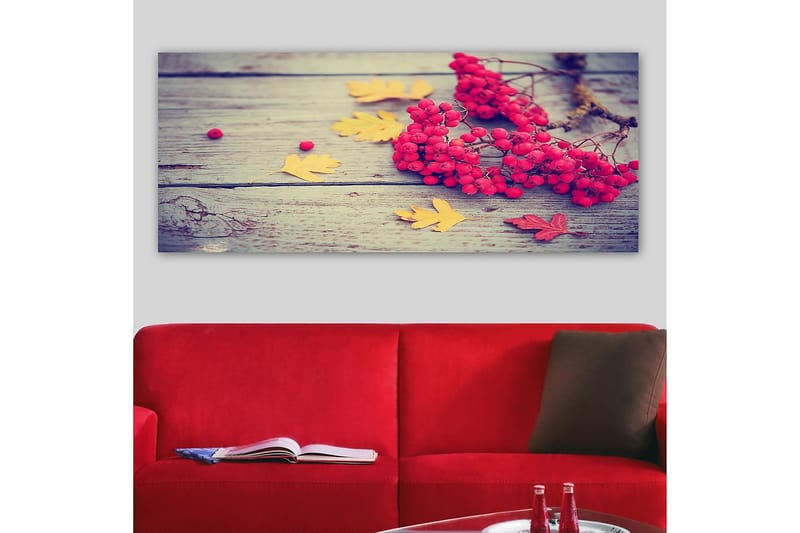 Canvasbilde YTY Floral & Botanical Flerfarget - 120x50 cm - Interiør - Maleri & posters - Lerretsbilder
