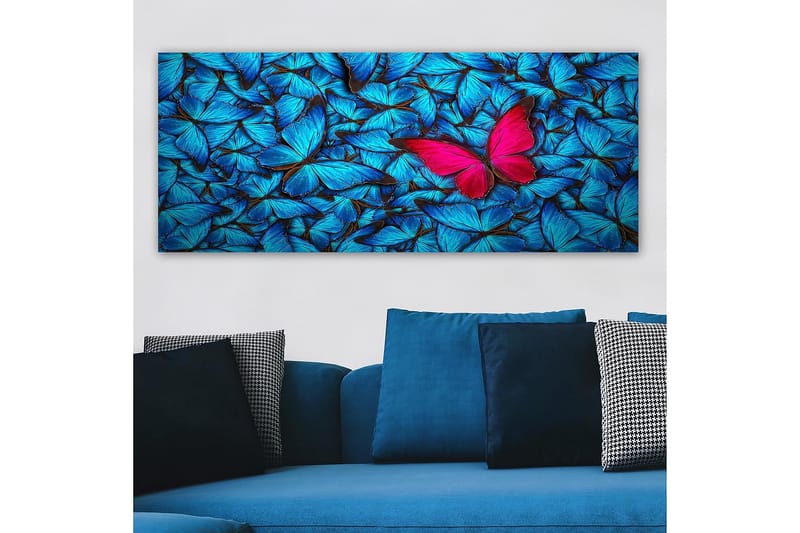 Canvasbilde YTY Floral & Botanical Flerfarget - 120x50 cm - Interiør - Maleri & posters - Lerretsbilder